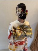 成人式・卒業式ヘア シニヨンヘア