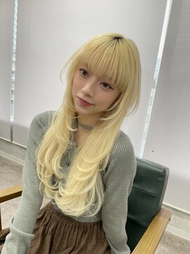 リミットバイアフィナー 大宮店(limit by Afinar) レイヤーカット/ブロンド/エクステ