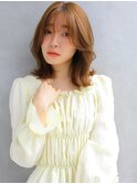 顔周りレイヤーで小顔ロブ