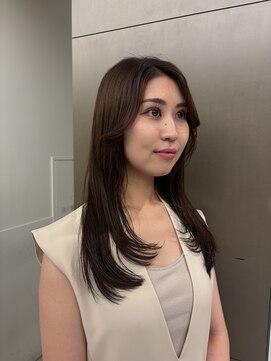 ローレンアオ(LOREN AO) 【LOREN AO】透明感ベージュ/顔周りレイヤー