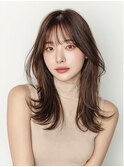 ＊20代30代40代★大人可愛いモテ髪くびれ韓国風外ハネミディアム