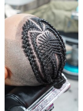 ツークツワンク バーバー 新宿(ZUG2WANG BARBER) cornrow