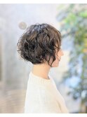 ショートウェーブパーマ