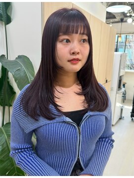 シェリムボート(Cherim boat) 【sakina指名】ラベンダーブラウン/レイヤーカット/透明感カラー