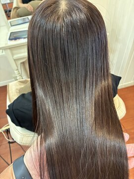 ヘアーアンドスパ アン コントゥール(hair&spa an contour) 酸性縮毛矯正で【アイロンいらずの憧れロングスタイル】