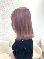 ケンジ 平塚ラスカ店(KENJE)&nbsp;ピンクカラー/ピンクベージュ/暖色/ブリーチ/平塚【相原美紅】