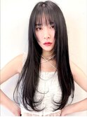 20代レイヤー◎美人見えセンターパート春夏艶