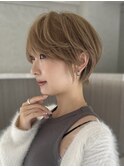 前髪ありショートヘア　40代50代60代［#渋谷駅#髪質改善］#32