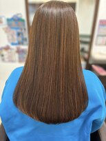 ヘアー マインド(hair MIND)&nbsp;手触り整う艶ブラウンロング【辻堂/藤沢/髪質改善/ヘッドスパ】
