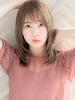 ローマ ギンザ(ROMA Ginza)&nbsp;ミルクティーベージュ*透明感*ミディアムレイヤー*イメチェン