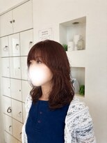 アブニールドール 大山台店&nbsp;パーマ×オレンジブラウン