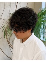 フゥカ 売市店(fuka)&nbsp;青森 八戸 スパイラルパーマ メンズスタイル 大人スタイル