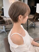 ノア 三宮店(NOA)&nbsp;【NOA】韓国風ショートボブ×ブラウンベージュ×透明感カラー