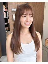 零秒女髪 千里丘店&nbsp;上品艶髪ロングで魅せる美髪ストレートカラー髪質改善艶感