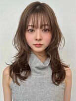 サロウィン 新潟万代店(SALOWIN) ハッシュカット×ブリーチなしヘーゼルベージュ