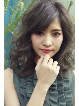 ギフトサニーサイド(gift sunny side) gift＊ラフカールグレージュ大人ロング