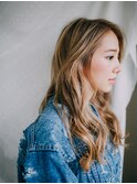 かきあげスタイル♪ウェーブ♪大人かわいい