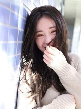 インデックスヘアソア(in'dex hair soar) 自然体ヘア /小顔/オリーブカラー／ハイライトカラー