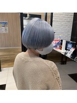 ミューズ 新浦安店(HAIR&NAIL MUSE) 個性派/プリズム/ペールブルーカラー/ハイトーンカラー