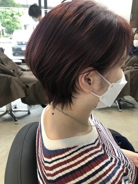 アンドヘアー(AND HAIR) ツヤ感ショートボブ