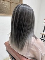 クアトログランシュ ひたちなか店(QUATRO×GranCieux)&nbsp;エアタッチバレイヤージュ×ホワイトシルバー