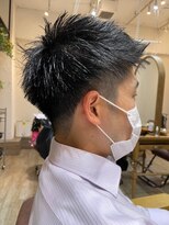 ネウィベルシア 名駅(newi belsia)&nbsp;爽やかツーブロック刈り上げ束感アップバング