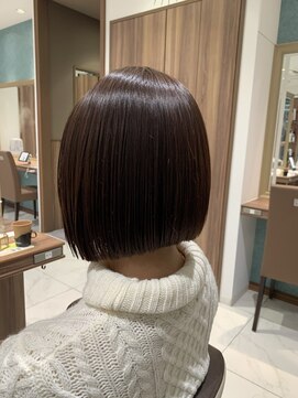 アッシュ 平井店(Ash) 髪質改善×ミニボブ【Aｓｈ平井／平井／平井駅】