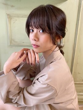 ウィスプ 赤羽店(wisp) オーガンジーりぼんアレンジ♪*。