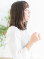 プリモア サロン ハナレ 綾瀬(primoA salon HANARE)&nbsp;綾瀬/髪質改善/シースルーバング×エアストレートミディa