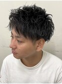 【マツナガ箱崎】刈り上げツーブロックアップバング