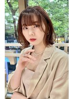 フォルテ 横浜店(FORTE)&nbsp;モテ髪ヘアカタログ、外ハネボブ、ペールベージュ、髪質改善