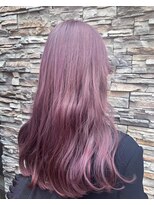 ヘア ラウンジ アレスト(HAIR LOUNGE A REST) ピンク系カラー