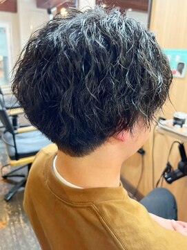 ヘアークリエイ トポライトウィロー 烏丸(Hair Create Polite willow) 20代30代40代メンズショートフェザーマッシュ刈り上げ