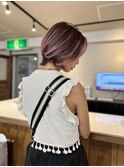 ショートボブにウルフ感