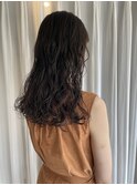 パーマでゆるふわスタイル