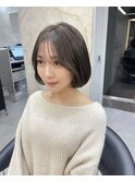韓国レイヤー/韓国風/ボブ/髪質改善/黒髪/ブリーチなし〔池袋〕
