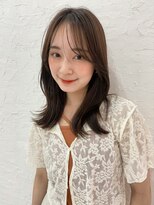 エレン 池袋(ElEn.)&nbsp;顔タイプ診断で似合わせ韓国くびれミディアムに/髪質改善