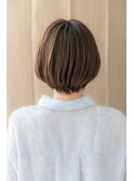 シルキーベージュオンブレひし形ボブショートY志木20代30代40代