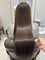 らしさ ロング メテオストレート