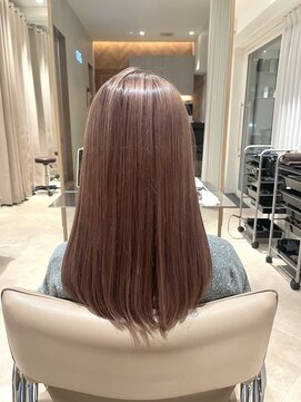 ロージーバイフーガヘアー 元住吉店(Rosy by FUGAhair) 柔らかピンクベージュ/マロンベージュ