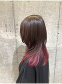インナーカラー×ウルフスタイル*【NICA溝の口店】