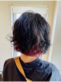 パーマ×インナーカラー