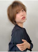 黒髪ボブルフ小顔ワンレンネビージュショート【工藤昴】錦糸町7