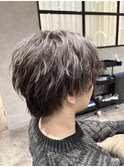 シルバーグレージュハイライト