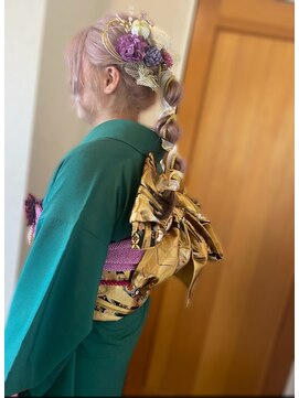 リアン(Lien) 編み下ろしアレンジ×振袖