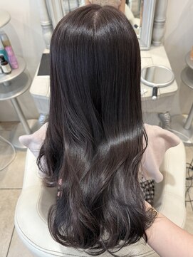 ザックラフィネ(ZACC raffine) ラベンダーブラウン/ワンカラー/レイヤーカット