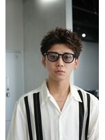 フィフス トウキョウ (fifth TOKYO) 渋谷緩めスパイキーパーマルーズショートメンズショート