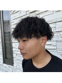 緩めのツイストパーマ