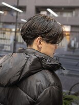 エクスプロア デザイン アクト 三鷹(EXPLORE DESIGN ACT.)&nbsp;メンズ毛流れパーマセンターパートニュアンスパーマ三鷹