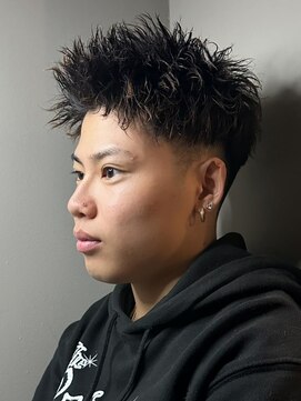 エルマーク 松山(L-MARK) アップバング/フェザーパーマ/フェード/ツイスト/men's